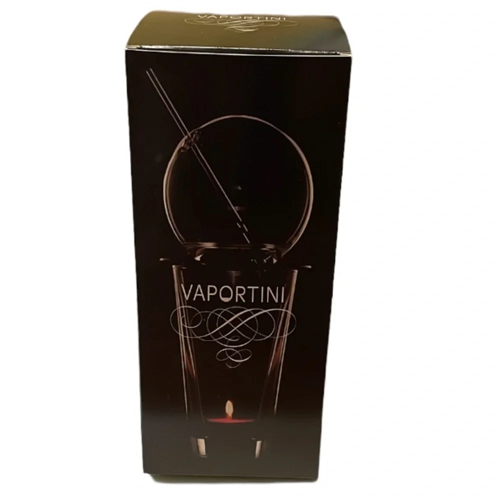 NIB Vaportini glass alcohol vaporizer set